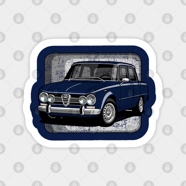 The amazing italian sports saloon car with grey background Sticker by jaagdesign